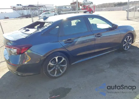 2025 Honda Civic Hybrid Sport/Sport Touring z USA, uszkodzony, nr VIN 2HGFE4F81SH334778